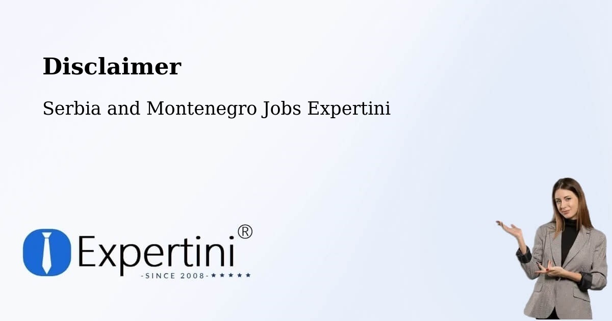 Disclaimer – Wingham - Serbia and Montenegro Jobs Expertini