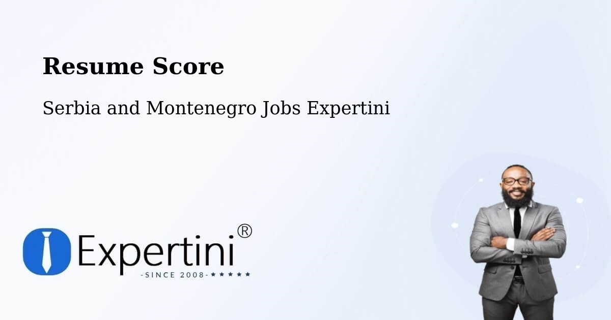 Resume Score & Job Description Match Tool – Wingham - Serbia and Montenegro Jobs Expertini